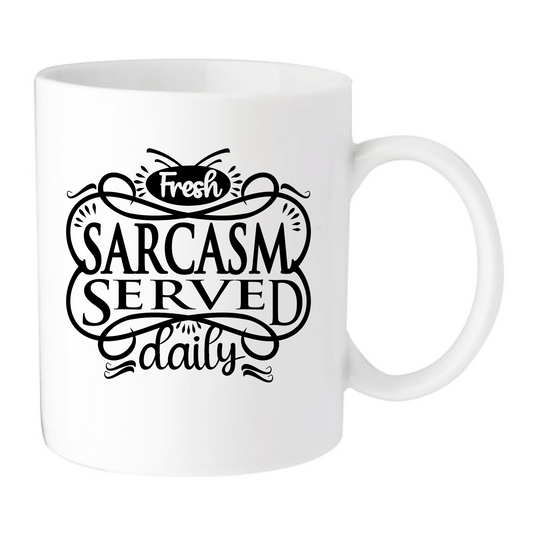 Sarcasm Served - Coffee Mug