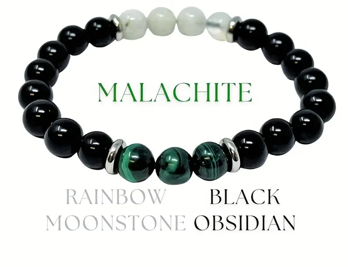 Black Obsedian Gemstones Protection Bracelets