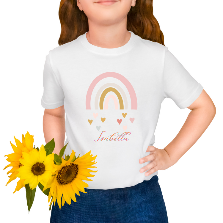 Rainbow Personalised  kids Printed T- Shirt