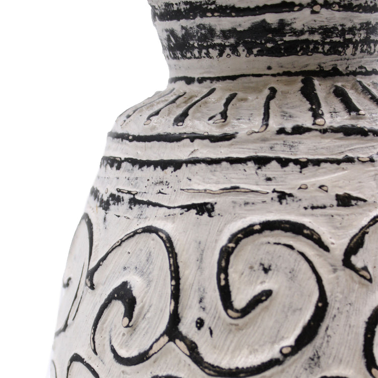 Swirls Shaped Terracotta Vase