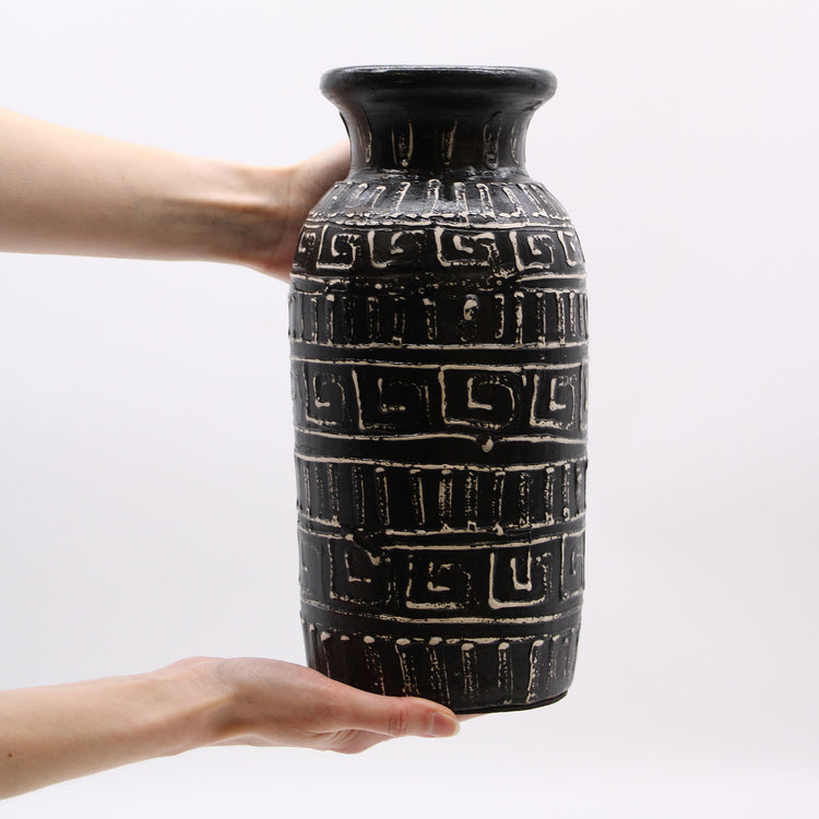 Greek Straight Terracotta Vase
