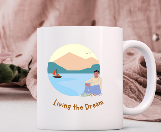 Adam's 's Living The Dream Coffee Mug