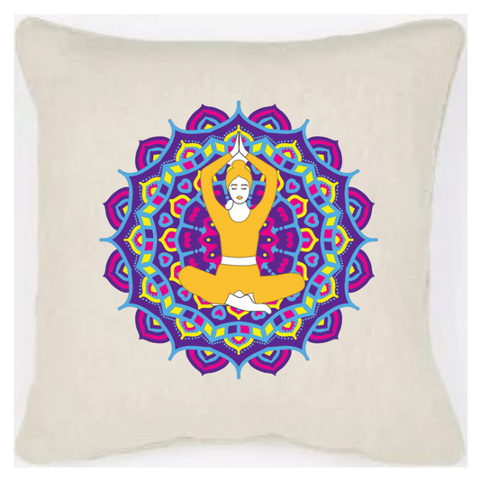 Mandala Yoga Cushion Covers