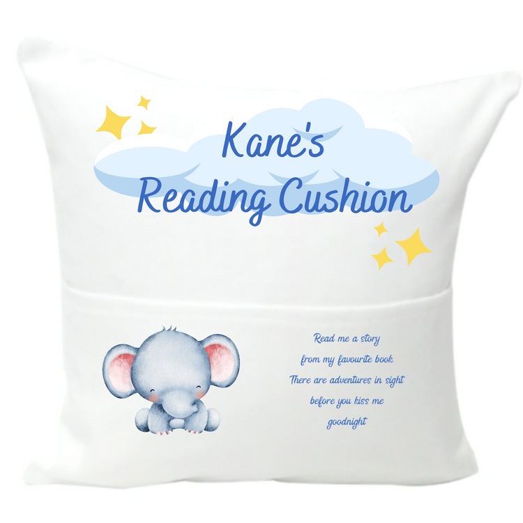 Personalised Children's Reading Cushions 40x40cm