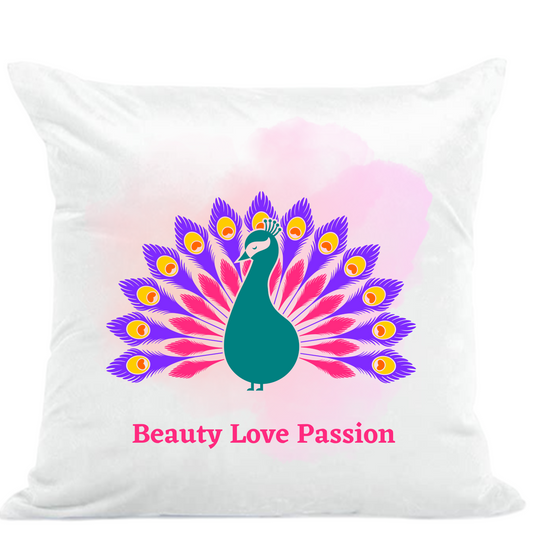 Beauty  & Love Peacock Handmade Cushion Covers  40x40cm