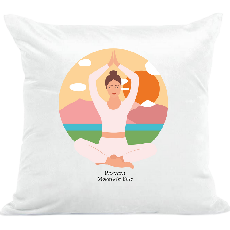Yoga Cushion Covers- Parvata Mountain Pose